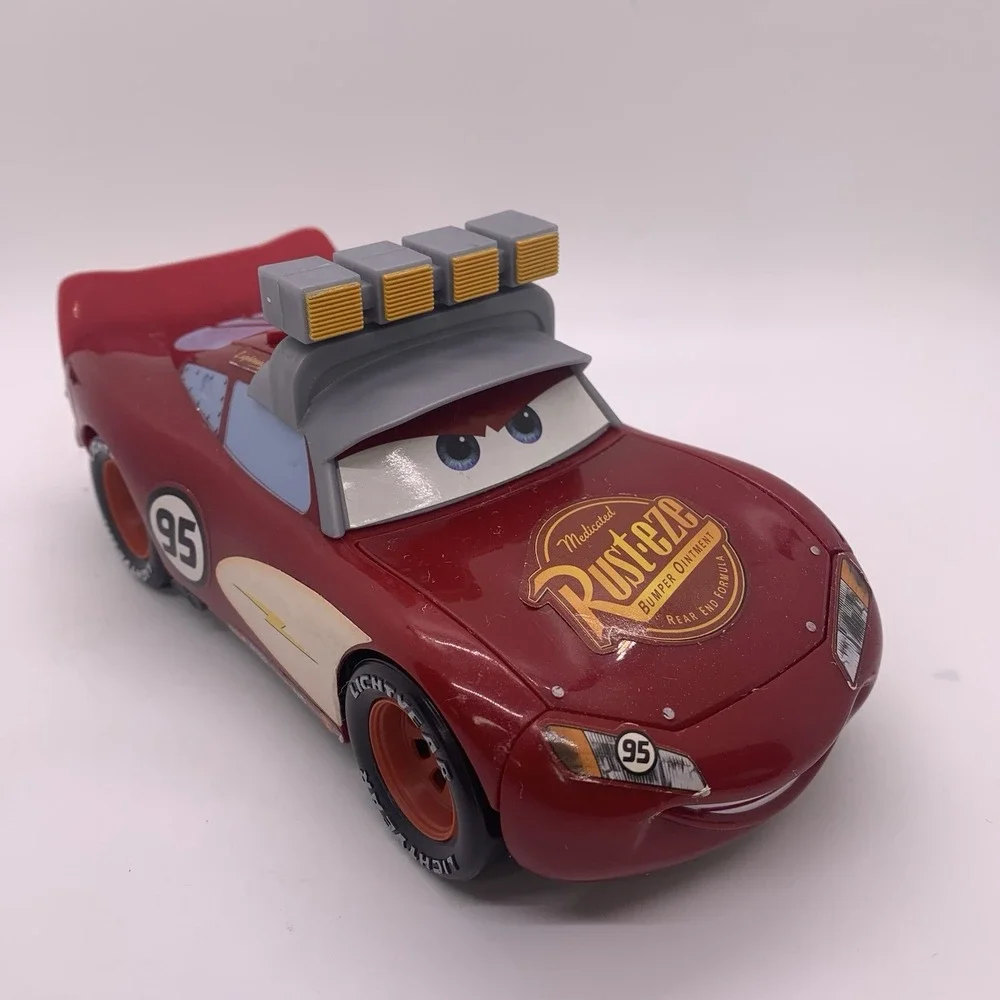 Disney Pixar Cars L5793 Gear Up 'n' Go Lightning McQueen Toy Accessories Rare